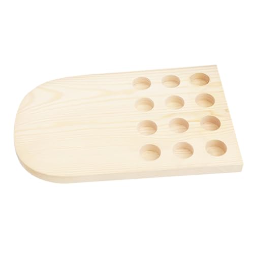 IMIKEYA Ölflaschenregal Mit Mehrfachschlitzstruktur Flaschentablett Für Ätherische Öle Organizer Für Kleine Fläschchen Bruchfester Behälter Für Schreibtisch Saubere Und Ordentliche von IMIKEYA