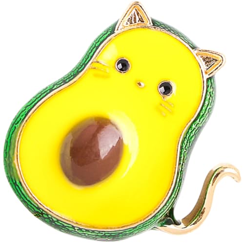 IMIKEYA Katzen-broschen-anstecker Mit Avocado-design Niedliche Anstecknadel Für Kleidung Taschen Schals Hüte Und Rucksäcke Deko Für Partys Und Besondere Anlässe von IMIKEYA