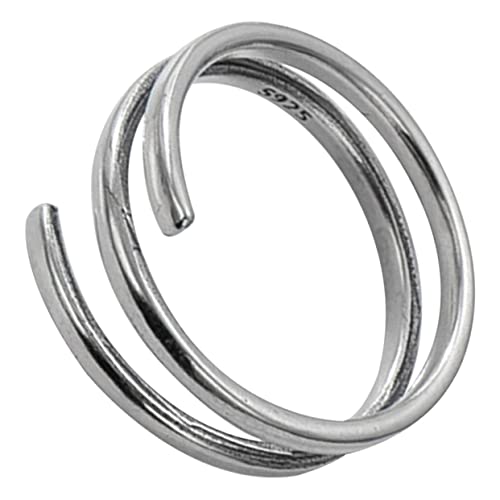 IMIKEYA Verstellbarer Offener Ring Damen Daumenring Eleganter Wickelring für Frauen von IMIKEYA