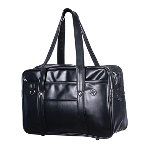 IMIKEYA PU Schultertasche Japanische Uniform Wasserdichte Damen Umhängetasche Großer Laptop und Bücherfach Schlichtes Design Robuster für Schule und Beruf IMIKEYA PU Schultertasche Japanische Uniform Wasserdichte Damen Umhängetasche Großer Laptop und Bücherfach Schlichtes Design Robuster für Schule und Beruf von IMIKEYA