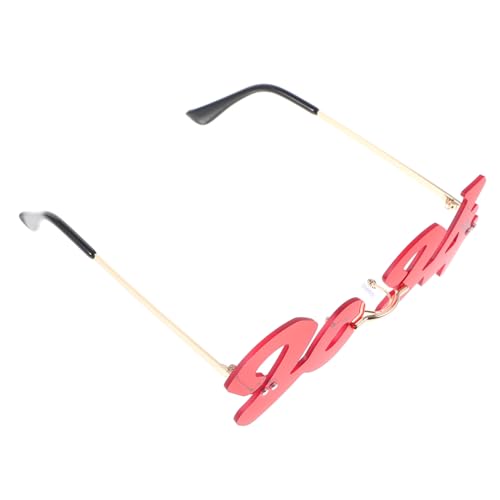 IMIKEYA Party Sonnenbrille Zahlen Design Lustige Unisex Festivalbrille für Silvester Karneval Cosplay Events von IMIKEYA