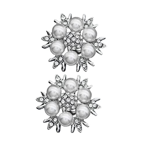 IMIKEYA Perlen Strass Schuhclips Abnehmbare Schuhdekoration für Mädchen Pumps Flache Schuhe Stiefel Hochzeitsschmuck DIY Accessoires von IMIKEYA