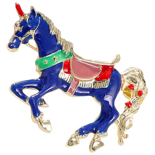 IMIKEYA Pferde Brosche Metall für Damen und Herren Kreative Anstecknadel für Kleidung Hut Schal und Anzug Langlebig und nicht Leicht zu Verblassen Verformen von IMIKEYA