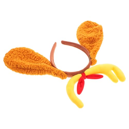 IMIKEYA Plüsch Rentiergeweih Stirnband für Halloween Weihnachten Vielseitiges Haustierzubehör mit Knochen Dekoration für Festlichkeiten und Unbeschwerten Tragekomfort von IMIKEYA