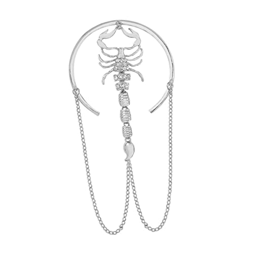 IMIKEYA Offene Armmanschette Armband mit Strasssteinen Verstellbarer Armreif Modisches für Frauen Langlebig und Elegant für Partys von IMIKEYA
