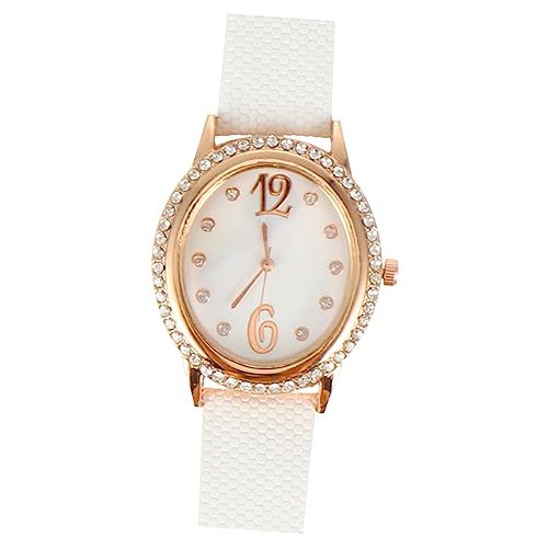 IMIKEYA Damen Analog Quarz Armbanduhr Mit Diamantverzierung Businessuhr Aus Hochwertigem Material Schöne Uhr Für Frauen von IMIKEYA