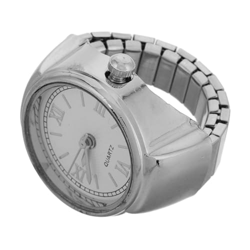 IMIKEYA Quarz-taschenuhr Ringuhr Für Damen Herren Lässige Fingeruhr Uhrenring Runde Kleine Damen Uhr Accessoire Modestil Elegante Ästhetik von IMIKEYA