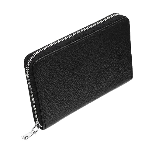 IMIKEYA RFID Kartenetui Große Kapazität Multi Card Slots Geldbörse für Damen PU Brieftasche mit RFID Schutz für Kreditkarten und Ausweise als für Familie von IMIKEYA