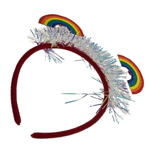 IMIKEYA Regenbogen Haarband für Damen Weiches und Haltbares Pride Accessoire für Kostümpartys und Sportveranstaltungen Einfach zu Tragen nicht Bruch oder Deformierbar IMIKEYA Regenbogen Haarband für Damen Weiches und Haltbares Pride Accessoire für Kostümpartys und Sportveranstaltungen Einfach zu Tragen nicht Bruch oder Deformierbar von IMIKEYA