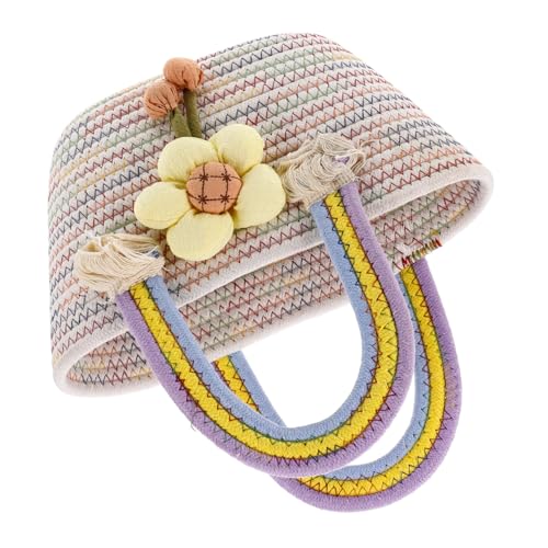 IMIKEYA Regenbogen Handtasche Damen Handgewebte Schultertasche mit Vielseitiger Funktionalität für Verschiedene Anlässe und Einzigartiges Design für Outfit IMIKEYA Regenbogen Handtasche Damen Handgewebte Schultertasche mit Vielseitiger Funktionalität für Verschiedene Anlässe und Einzigartiges Design für Outfit von IMIKEYA
