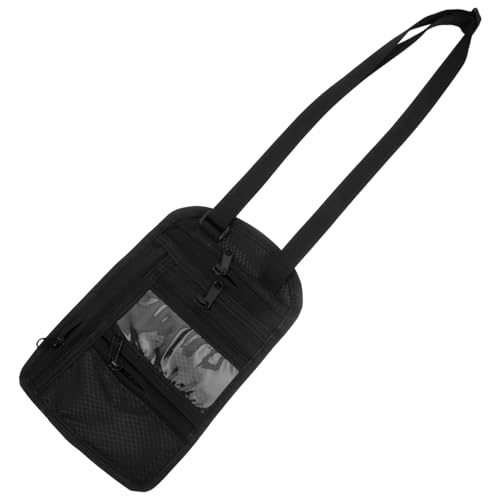 IMIKEYA Reise Multifunktionaler Dokumenten Organizer mit RFID Schutz für Reisen Geschäftsausflüge und Sicherer Reisepass Wallet mit Praktischem Tragegurt und Mehreren Fächern von IMIKEYA