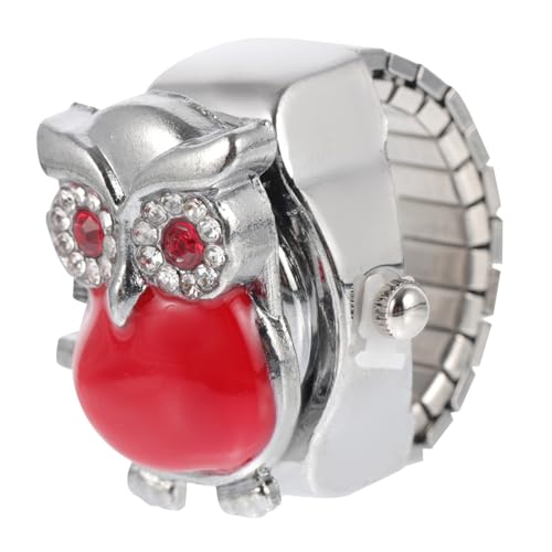 IMIKEYA Retro Eulenmuster Ring Uhr Kreative Fingeruhr für Damen und Herren Dekorative Kleine Ringuhr für Täglichen Gebrauch Modisches Accessoire IMIKEYA Retro Eulenmuster Ring Uhr Kreative Fingeruhr für Damen und Herren Dekorative Kleine Ringuhr für Täglichen Gebrauch Modisches Accessoire von IMIKEYA