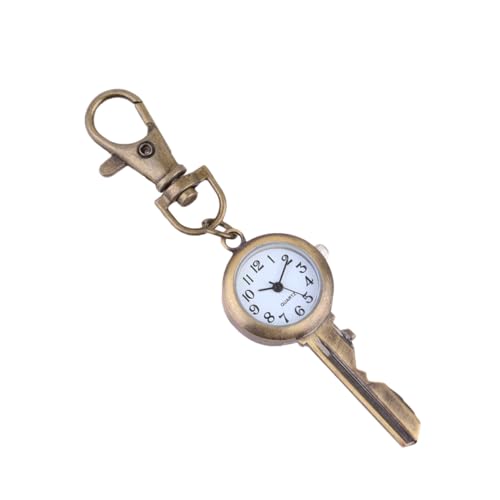 IMIKEYA Retro Hängende Taschenuhr Schlüsselanhänger Kreatives Anhänger Design Klassische Uhr für Studenten Geschenk Tragbar Stilvolle Vintage Uhr von IMIKEYA