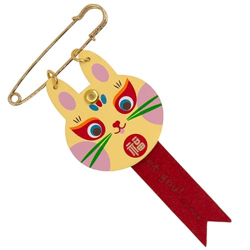 IMIKEYA Retro Kaninchen Brosche für Frauen Dekorative Bunny Anstecknadel für Verschiedene Anlässe Langlebig und Perfektes für Freunde und Familie von IMIKEYA