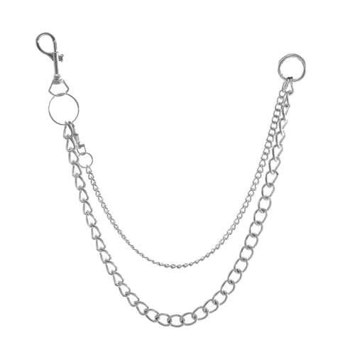 IMIKEYA Retro Metall Kette Für Jeans Punk Hip-hop Body Chain Verstellbare Waist Chain Für Damen Modische Hosenkette Für Schlüssel Und Accessoires Langlebiges Design Für Gothic Und Punk von IMIKEYA