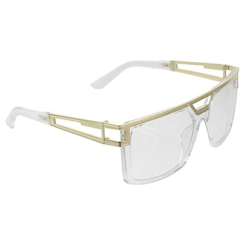 IMIKEYA Retro Metall Sonnenbrille Damen Herren Vintage Hip-hop Stil Trendige Partybrille Multifunktional Für Outdoor Sport Reisen Fahren IMIKEYA Retro Metall Sonnenbrille Damen Herren Vintage Hip-hop Stil Trendige Partybrille Multifunktional Für Outdoor Sport Reisen Fahren von IMIKEYA