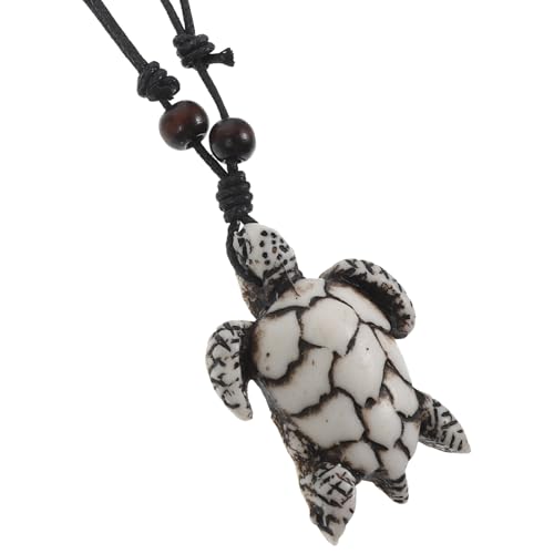 IMIKEYA Halskette Mit Schildkrötenanhänger Für Herren Harz Dekorative Halskette Mit Gewebtem Seil Robuste Und Langlebige Herren-halskette IMIKEYA Halskette Mit Schildkrötenanhänger Für Herren Harz Dekorative Halskette Mit Gewebtem Seil Robuste Und Langlebige Herren-halskette von IMIKEYA