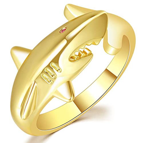 IMIKEYA Verstellbarer Offener Ring Mit Rotem Motiv Eleganter Schmuck Für Damen Aus Robustem Kupfer Stilvolles Und Einzigartiges Design Für Jeden Anlass Tier-ring Für Modebewusste Frauen von IMIKEYA