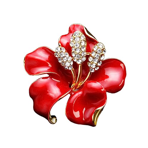 IMIKEYA Rosenförmige Brosche Anstecknadel Damen Schmuck Kostüm Dekoration Muttertag Kleine Attraktive Anstecknadel Modisches Accessoire für Besondere Anlässe von IMIKEYA