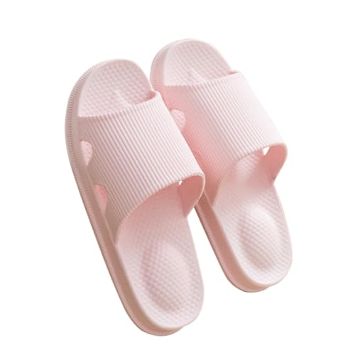 IMIKEYA Rutsch Badeschuhe Damen Massage PVC Badelatschen Hausschuhe Leicht Offene Zehen Sandalen Indoor Komfortable Bequeme Duschschuhe Für Zuhause und Dusche von IMIKEYA