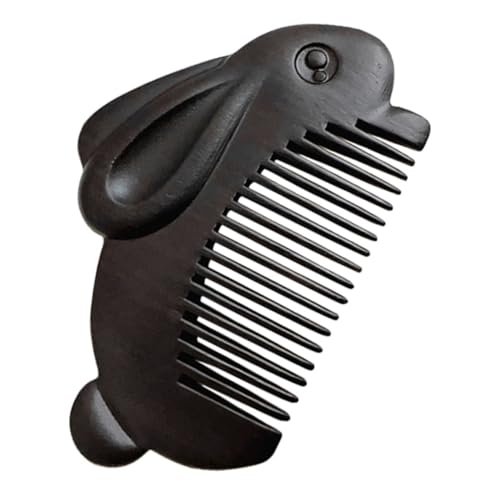 IMIKEYA Sandelholz Haarkamm Für Frauen - Antistatischer Kamm Im Kaninchen-Design Ideal Für Mädchen Perfekt Für Sanftes Entwirren Und Pflege Aller Haartypen von IMIKEYA