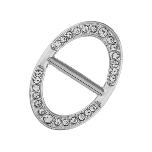 IMIKEYA Schalring Aus Legierung Schalschnalle Einfach Schalclip Silber Schalklemme Leicht Schalring Für Outfits Geschenke Für Damen von IMIKEYA