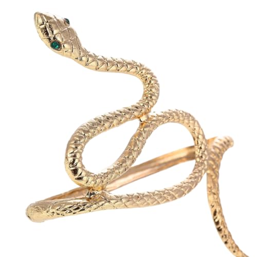 IMIKEYA Schlangenarm Manschette Armband für Damen Personalisierter Oberarm Schmuck Gold Elegantes Accessoire für Besondere Anlässe und Geeignet für Hochzeiten und Partys von IMIKEYA