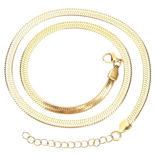 IMIKEYA Schlangenknochen Kette Damen Minimalistisches Schlankes Design für Frauen Schlüsselbein Kette Stilvoll für Alltag und Besondere Anlässe von IMIKEYA