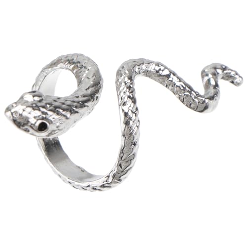 IMIKEYA Schlangenring Damen Modisch Leicht Metalllegierung Kreatives Design Stylisches Fingerschmuck von IMIKEYA
