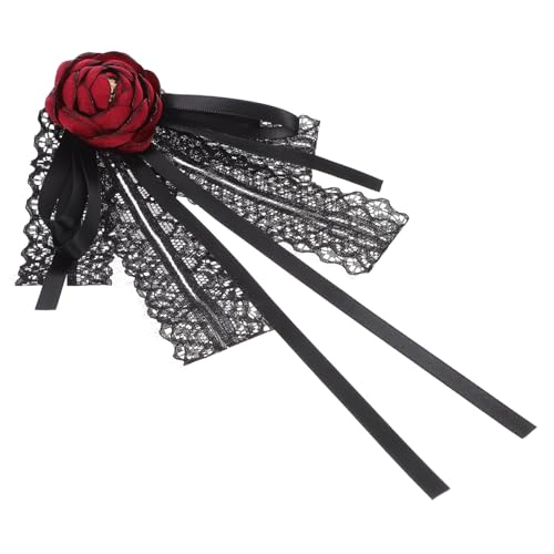 IMIKEYA Fliege Brosche für Damen Große Schleifenbrosche Anstecknadel für Kragen Kleidung Accessoire Vintage Dekoration für Partys und Anlässe von IMIKEYA