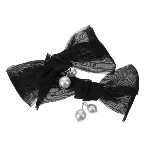 IMIKEYA Schleifen Schuhclips Weichem Stoff Abnehmbare Schuhschmuck Accessoires für Damen Wiederverwendbar für Hochzeit Geburtstag Abschlussfeier und Besondere Anlässe von IMIKEYA