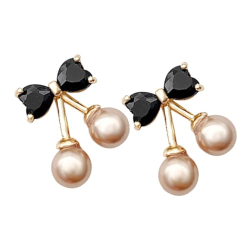 IMIKEYA Schleifenohrringe Damen Ohrstecker Bowknot Design Leicht Elegant Modeschmuck Geburtstag von IMIKEYA