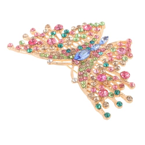 IMIKEYA Schmetterlings Brosche Aus Strass Schmetterling Revers Nadel Für Mäntel Pullover Damen Hochzeit Party Dekoration Schmuck Insekten Brosche Glitzer Anstecknadel von IMIKEYA