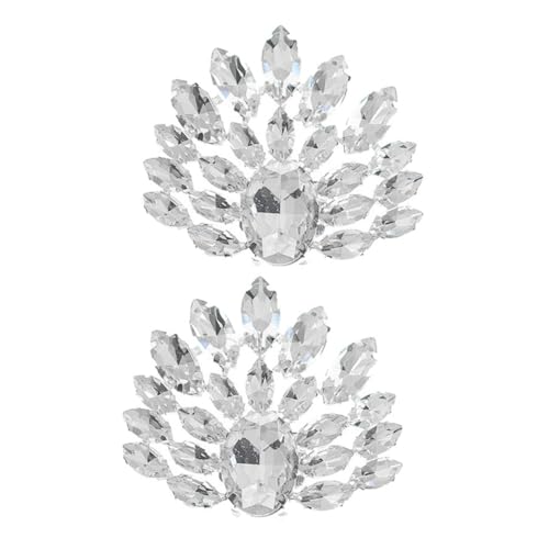 IMIKEYA Schuhclip mit Abnehmbaren Strasssteinen Glitzernder Schuhschmuck für Damen Dekorative Clips für Pumps und Hochzeitsschuhe Einfach Anzubringen Modisches Accessoire für Besondere von IMIKEYA