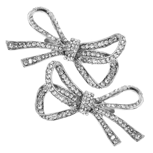 IMIKEYA Schuhclips Strasssteine Abnehmbare Schuhdekorationen Funkelnden Kristallen Pumps Accessoires für Damen Vielseitig und Langlebig von IMIKEYA