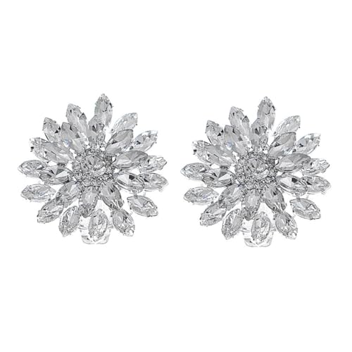 IMIKEYA Schuhclips mit Abnehmbaren Strass Schuhdekoration für Damen Vielseitige Schmuck Schnalle für Hochzeit und Alltag Glänzend und Stilvoll Einfache Anbringung Am Vorder Seiten oder von IMIKEYA