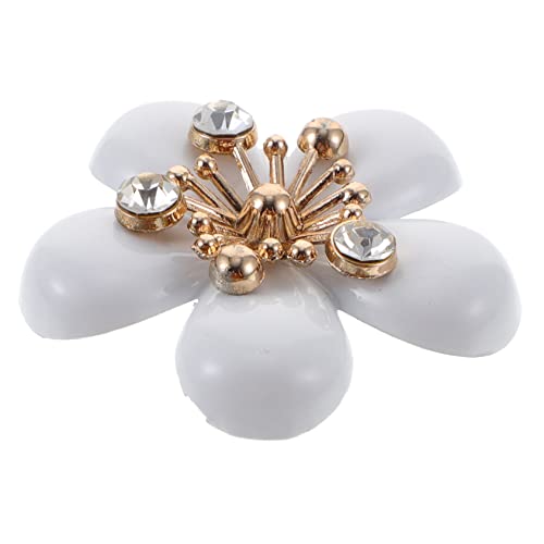 IMIKEYA Schuhclips mit Strassstein Blumen Design Stilvolle Schuhschnalle für Damen Hochzeitsschmuck Robuste Dekoration für Pumps Party und Alltag Abnehmbar Modisches Accessoire von IMIKEYA