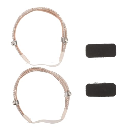 IMIKEYA Schuhriemen für Damen High Heels mit Strasssteinen Rutschfeste Abnehmbare Fersengriffe Praktische Fixierbänder Komfortabel und Wiederverwendbar Eleganter Knöchelriemen für Jede von IMIKEYA