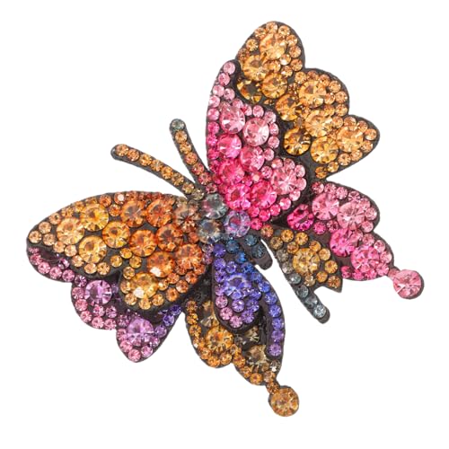 IMIKEYA Schuhschnalle mit Buntem Strass Schmetterling Abnehmbare Schuhaccessoires für Hochzeiten Partys und Besondere Anlässe für Damen Pumps und Heels von IMIKEYA