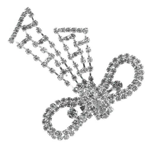 IMIKEYA Shiny Crystal Bowknot Brosche mit Quasten Elegant Vintage Anstecknadel Schmuck für Schuhe Kleider Anzüge Hochzeit Party Accessoire von IMIKEYA