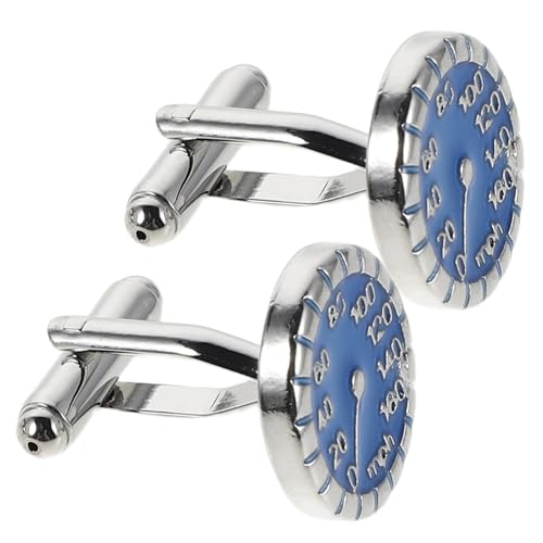 IMIKEYA Speedometer Manschettenknöpfe Französischer Stil Kreative Designs Leicht und Business und Hochzeitsaccessoires Stilvolle Hemdknöpfe für Herren von IMIKEYA