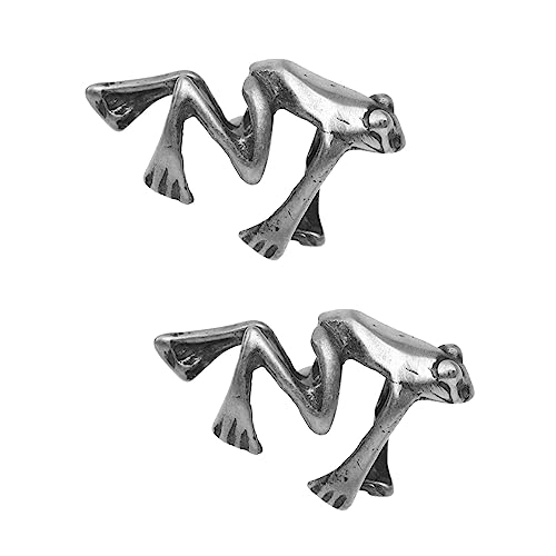 IMIKEYA Ohrschnallen Silber Für Ohrloch Mode Kreative Ohrclips Ohrstecker Ohrschmuck Für Damen Mädchen Alltag Party Reisen von IMIKEYA