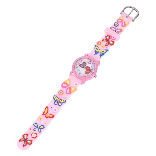 IMIKEYA Stilvolle Kinderuhr Mit Einstellbarem Armband Dekorative Cartoon-uhr Für Junge Mädchen Entzückender Handgelenkschmuck Muster Und Leuchtenden Farben von IMIKEYA