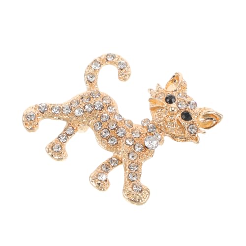 IMIKEYA Strass Legierungs katzenbrosche Damen Anstecknadel Funkelndes Kätzchen Design Robuster Strassanhänger als Modisches Accessoire für Kleidung Rucksack Geeignet IMIKEYA Strass Legierungs katzenbrosche Damen Anstecknadel Funkelndes Kätzchen Design Robuster Strassanhänger als Modisches Accessoire für Kleidung Rucksack Geeignet von IMIKEYA