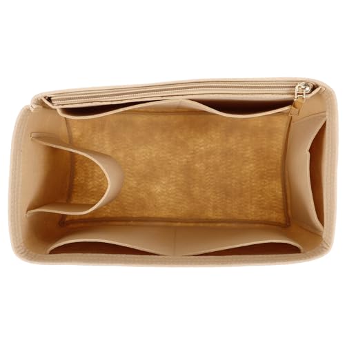 IMIKEYA Taschenorganizer Filz für Handtaschen Großes Einsatz Organizer für Make Up Kosmetik und Wertsachen mit Reißverschlusstasche für Damen und Unterwegs IMIKEYA Taschenorganizer Filz für Handtaschen Großes Einsatz Organizer für Make Up Kosmetik und Wertsachen mit Reißverschlusstasche für Damen und Unterwegs von IMIKEYA