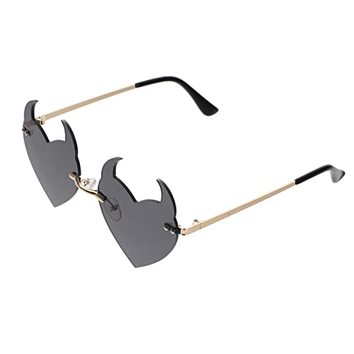 IMIKEYA Teufel Brille: Sonnenbrille lustig Party Halloween Brille Teufel Herz Fancy Sonnenbrille für Party, Frauen und Männer IMIKEYA Teufel Brille: Sonnenbrille lustig Party Halloween Brille Teufel Herz Fancy Sonnenbrille für Party, Frauen und Männer von IMIKEYA
