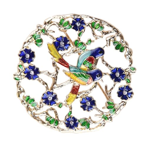 IMIKEYA Tiermotiv Brosche Vogel Design Emaille Anstecknadel Vintage Stil Schmuck Damen Kleidung Accessoire für Muttertag Geburtstag Weihnachten von IMIKEYA