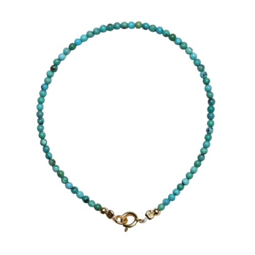 IMIKEYA Türkis Armband Damen Bohemian Stil Handgefertigtes Schmuckstück Türkis Perlen für Alltag Strand Party und Besondere Anlässe Einzigartiges für Freundinnen Töchter und Mütter von IMIKEYA