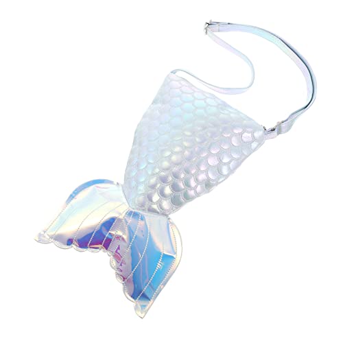 IMIKEYA Umhängetasche Mädchen Meerjungfrau Schultertasche Tragbare Aufbewahrungstasche Kreative Crossbody Tasche für Partys und Freizeit von IMIKEYA