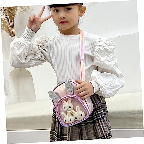 IMIKEYA Cartoon Kindertasche Mit Reißverschluss-Design Schicke Glitzernde Tasche Für Junge Mädchen Schultertasche Mit Moderatem Fassungsvermögen Für Außenbereich von IMIKEYA